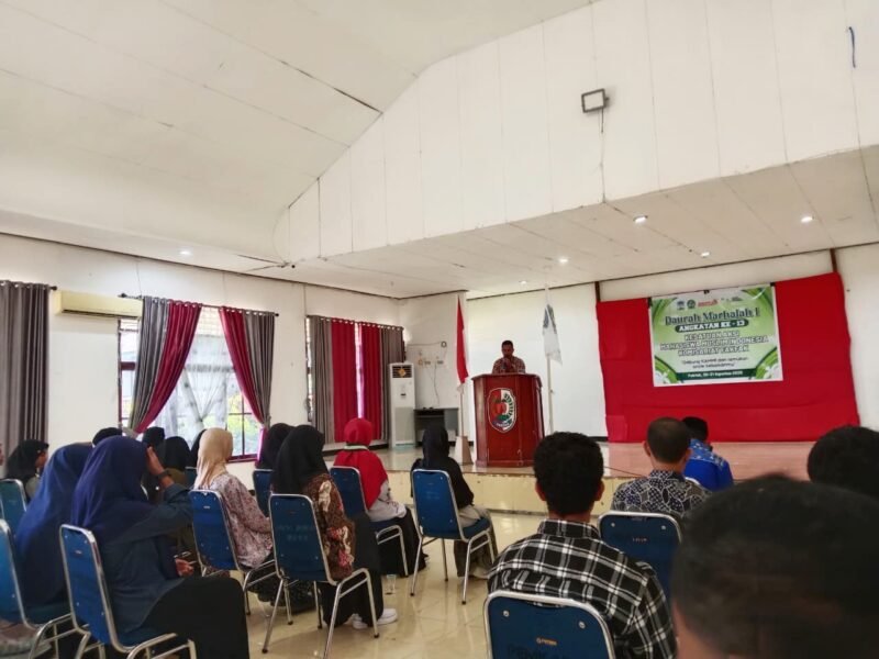 Foto. Pembukaan Daurah Marhalah 1, Angkatan 13 KAMMI Komisariat Fakfak yang dilaksanakan di Diklat Pemda Fakfak.