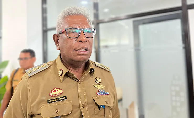 Bupati Mimika, Johannes Rettob, mengatakan evaluasi dilakukan sejak dirinya bersama Wakil Bupati Emanuel Kemong dilantik. Penilaian tersebut mencakup seluruh aset daerah, termasuk PT MAS (Foto : Ist)