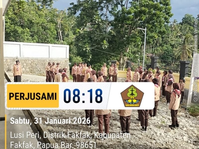 Saka Wanabakti Cabang Fakfak menggelar Perkemahan Jumat, Sabtu, dan Minggu (Perjumsami) selama tiga hari (30 Januari - 1 Februari) di halaman Kantor KPHP Unit VI Fakfak.