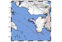 Rilisan BMKG Gempa yang terjadi di Fakfak.